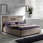 Modern double bed with storage box 160x190 / 200 cm Gin Viadurini