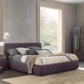 Modern double bed, with bed container, Gaya New by Bolzan