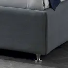 Modern padded double bed with lift box 160x190 / 200cm Mia Viadurini