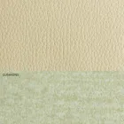 Modern Double Bed in Leatherette and Fabric Made in Italy - Zeldo Viadurini