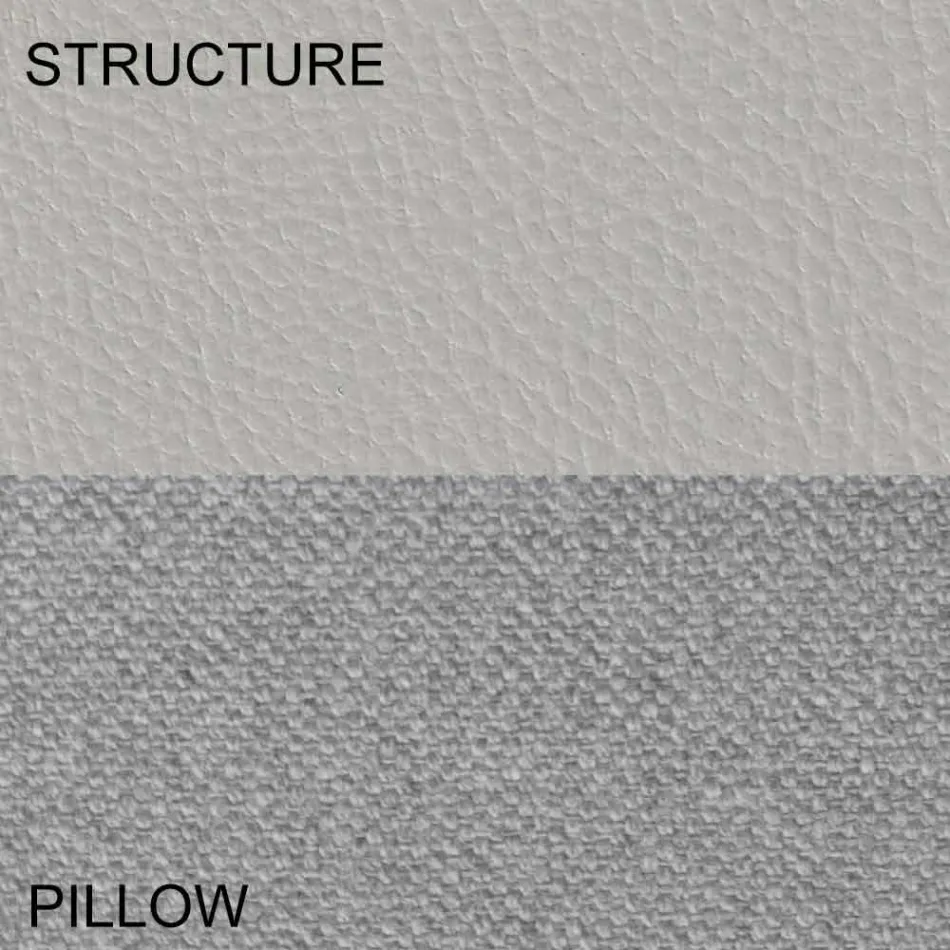 Round Double Bed Covered in Made in Italy Design Ecoleather - Vesio Viadurini