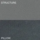 Round Double Bed Covered in Made in Italy Design Ecoleather - Vesio Viadurini