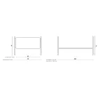 Single Bed with Coordinated Iron Structure Made in Italy - Lillo Viadurini