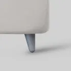 Single Upholstered Bed with Optional Storage Made in Italy - Akira Viadurini