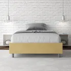 Queen-Sized Bed 120x200 cm Covered in Microfiber Made in Italy - Athlete Viadurini