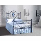 A bed and a Half Square Wrought Iron Altea Viadurini