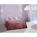 Wrought-iron small double bed Gea