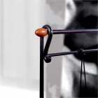 A bed and a Half Square Wrought Iron Perseus Viadurini