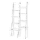 Wall Bookcase in Transparent Plexiglass Design up to 4 Elements - Trezza Viadurini