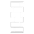 Vertical Design Wall Bookcase Living Room in Wood 3 Finishes - Minetta Viadurini