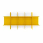 Modular Design Wall Bookcase in Metal Various Colors - Roger Viadurini