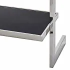 Wall and steel bookcase in design 60x180x44cm Tafre Viadurini