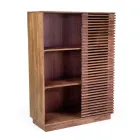 Living Room Bookcase Made of Acacia Wood - Vortice Viadurini