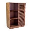 Living Room Bookcase Made of Acacia Wood - Vortice