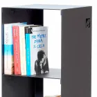 Black, Red, White or Gray Iron Modern Floor Bookcase Made in Italy - Pls Viadurini