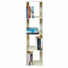 Black, Red, White or Gray Iron Modern Floor Bookcase Made in Italy - Pls Viadurini