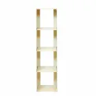 Black, Red, White or Gray Iron Modern Floor Bookcase Made in Italy - Pls Viadurini