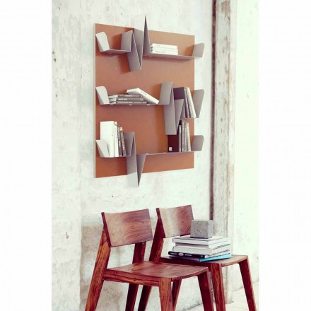 Library Design Battikuore 90x127 (3 shelves) Mabele Viadurini