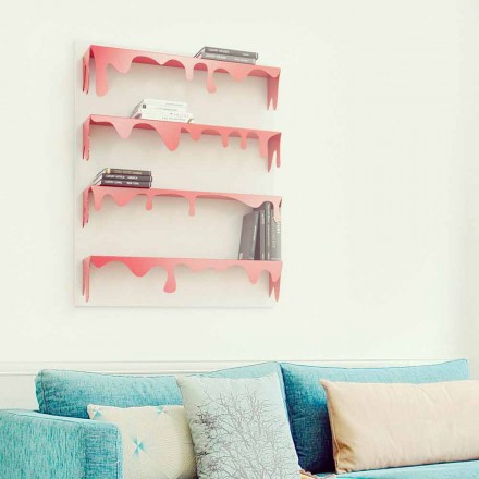 Library Design Kolata 90x110 (4 shelves) Mabele Viadurini