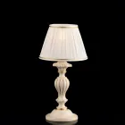 Wooden Lamp with Made in Italy Lampshade for Interior Decorating - Milan Viadurini