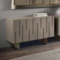 Sideboard with 2 Push-Pull Doors in MDF Made in Italy - Fabrizia