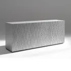 Sideboard with 3 Doors and 3 Internal Shelves, Foundry Aluminum Decoration - Scorpion Viadurini