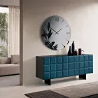 Indoor Sideboard with 3 Checkered Doors Made in Italy - Elisabetta Viadurini