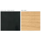 Living Room Sideboard with 2 or 3 Doors in Natural Ash Finish Made in Italy - Zehra Viadurini