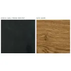 Living Room Sideboard with 3 Doors in Knotted Oak Finish Country Made in Italy - Arne Viadurini