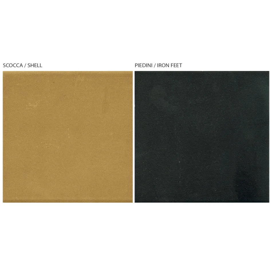 Living Room Sideboard with 4 Doors in Different Finishes Made in Italy - Heidi Viadurini