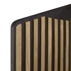 Living Area Sideboard with 3 Doors in Nordic Knotted Oak Finish - Linda Viadurini