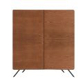 Living room sideboard Mdf structure and solid wood 4 doors Made in Italy - Rosalba
