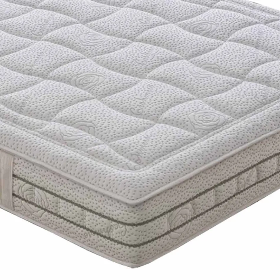 One and a Half Mattress in Luxury Memory H 25 cm Made in Italy - Platinum Viadurini