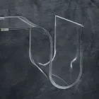 Design Shelf in Transparent Acrylic Crystal Made in Italy - Teride Viadurini