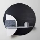 Design Shelf in Varnished Multilayer Composed of Modular Panels - Livia Viadurini