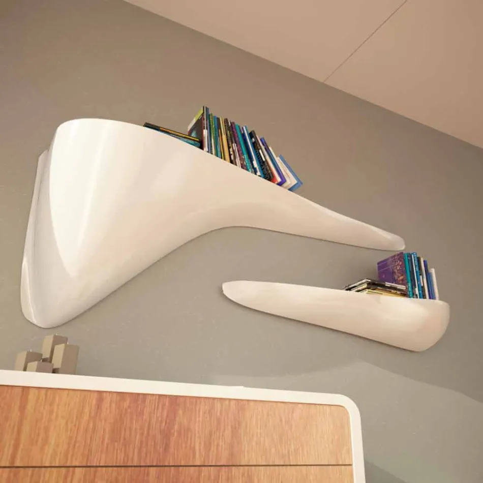 Modern design shelf produced in Italy, Sizzano Viadurini