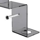 Bathroom Shelf with Roll Holder and Toilet Brush Holder Made in Italy - Scrooge Viadurini