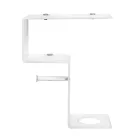 Bathroom Shelf with Roll Holder and Toilet Brush Holder Made in Italy - Scrooge Viadurini