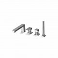 Made in Italy Design Brass 4 Hole Bathtub Mixer - Panela