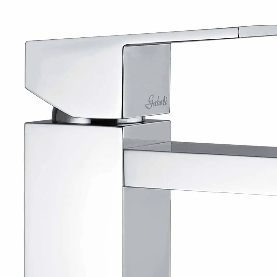 Bathroom basin mixer with spout 170 mm center distance Made in Italy - Medida Viadurini