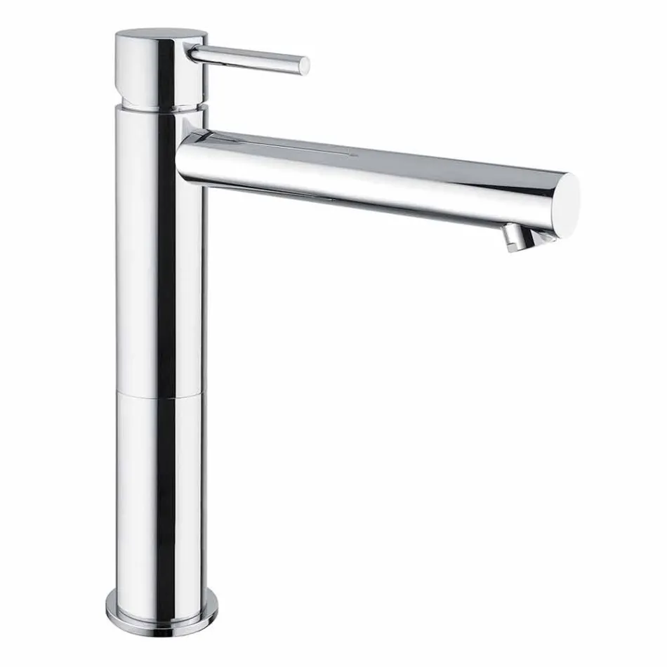 Bathroom Basin Mixer in Chromed Brass Without Drain Made in Italy - Ermia Viadurini