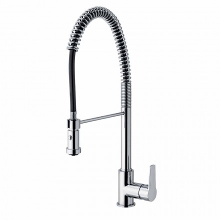 Kitchen Sink Mixer with Adjustable Brass Pipe Made in Italy - Cory Viadurini