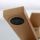 Modern Basin Mixer in Chrome or Colored Brass Square Design - Zago Viadurini