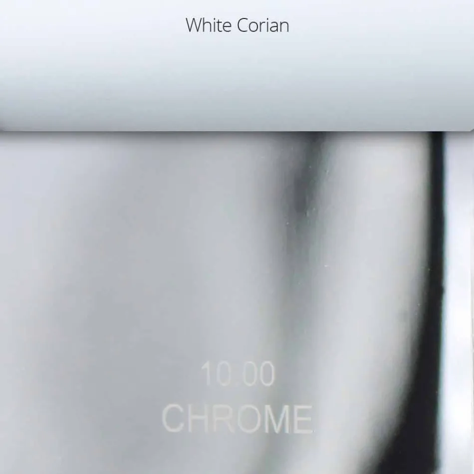 Modern Mixer in Colored Brass or Chrome of Made in Italy Design - Sergio Viadurini