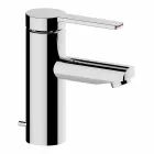 Modern Bathroom Sink Mixer in Chrome-Plated Metal - Zanio Viadurini