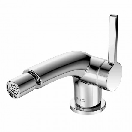 Modern Single-Lever Mixer with Metal Bidet Drain - Pinto Viadurini