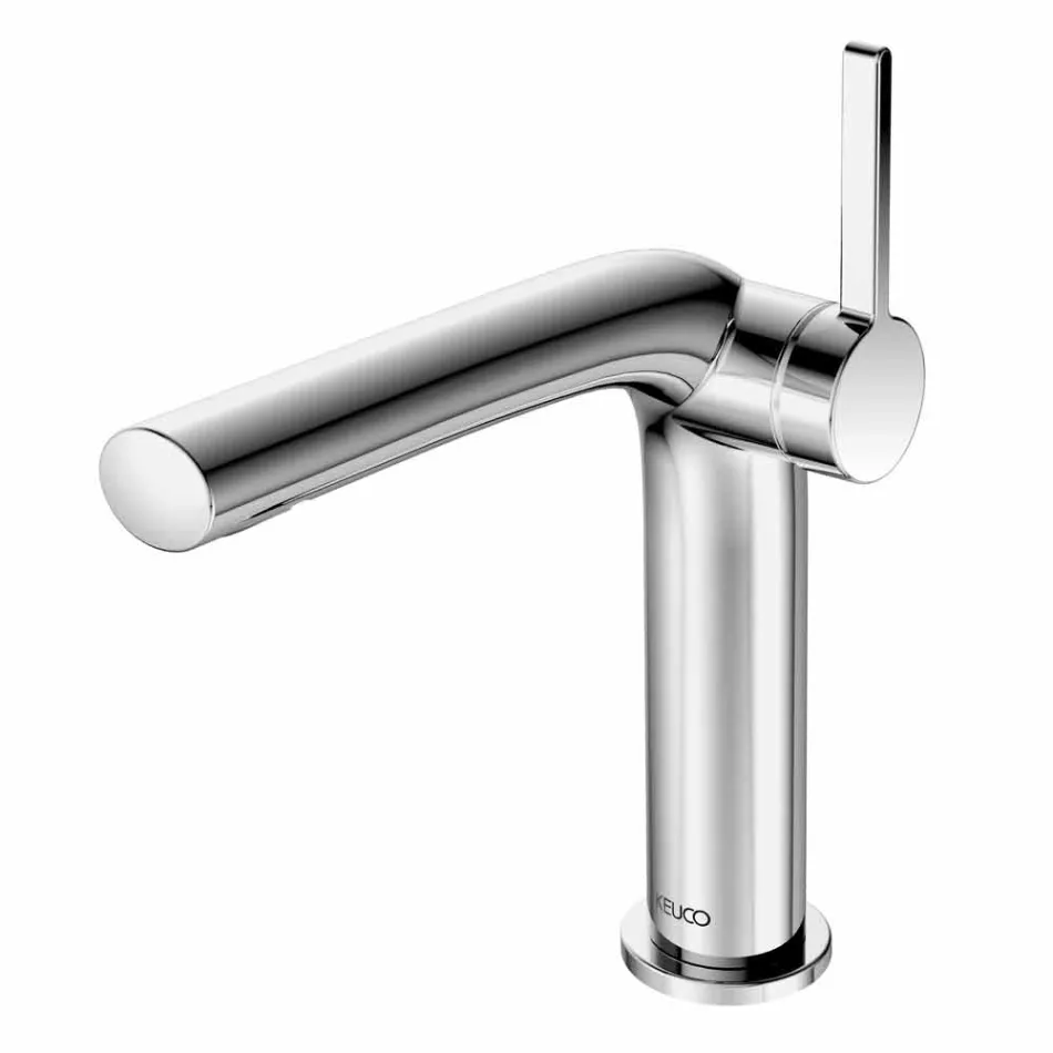 Modern Single-Lever Mixer for Washbasin Without Metal Drain - Pinto Viadurini