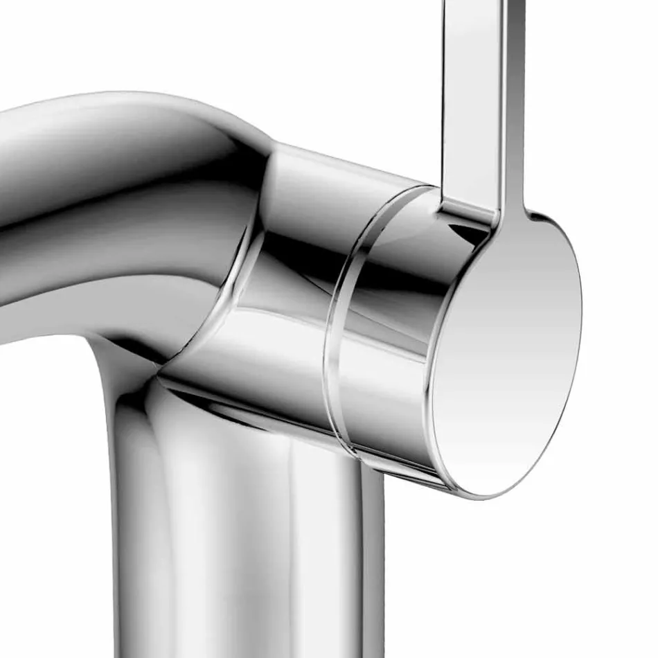 Modern Single-Lever Mixer for Washbasin Without Metal Drain - Pinto Viadurini