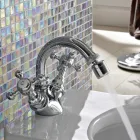 Vintage Single Hole Bidet Mixer in Brass Made in Italy - Elisea Viadurini