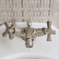 Brass Single Hole Bidet Mixer, Vintage Style Made in Italy - Silvana